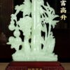Jade wealth, high bamboo ornaments, handicrafts, living room entrance entrance office, giving customers housewarming gifts