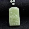 Zodiac sign engraving, amulet pendant peace plaque