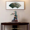 Sanyang Kaitai creative new Chinese style colored copper ornaments high-end decorations for living room entrance