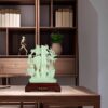 Jade wealth, high bamboo ornaments, handicrafts, living room entrance entrance office, giving customers housewarming gifts