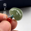 Hetian jade heart-shaped pendant, heart-shaped jade pendant, peach heart jade pendant necklace, small pendant.
