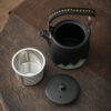 High-end hand-painted remote mountain lifting kettle large capacity household outdoor teapot set tea brewing with filter Kung Fu tea set bag