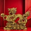 Ornaments attract wealth Jinlong living room office gifts housewarming home wine cabinet opening zodiac entrance handicraft decoration