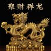 Ornaments attract wealth Jinlong living room office gifts housewarming home wine cabinet opening zodiac entrance handicraft decoration