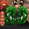 Selected natural Hetian jade jasper Pixiu jade pendant to attract wealth, protect safety, men's and women's necklaces, couple pendants