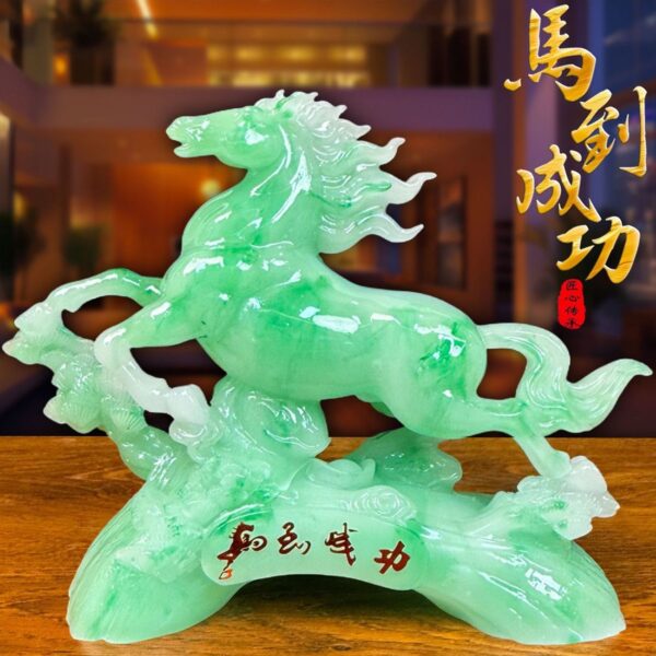 Lucky horse to successful ornaments, new opening gifts, lucky ornaments, entrance office, business opening housewarming