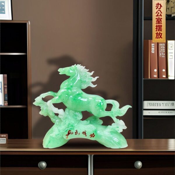 Lucky horse to successful ornaments, new opening gifts, lucky ornaments, entrance office, business opening housewarming